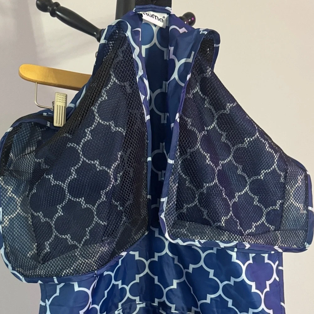 Navy Blue Hanging Organizer